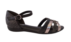 SANDALIA FEM. COMFORT FLEX PRETO GRAFITE - comprar online