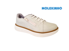 TENIS INF. MASC. CASUAL MOLEKINHO BRANCO OFF na internet