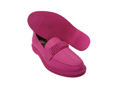 SAPATO OXFORD FEM. MOLECA PINK NEON na internet