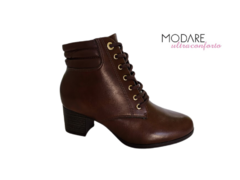 BOTA COTURNO FEM. SALTO MÉDIO MODARE CAFÉ - comprar online