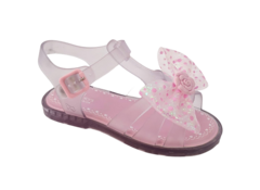 SANDALIA INF. FEM. WORLD COLORS TRANSLUCIDO ROSA - comprar online