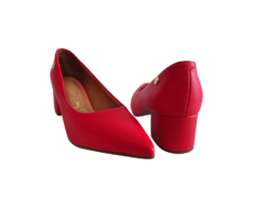 SAPATO FEM. SALTO QUADRADO VIZZANO VERMELHO - comprar online