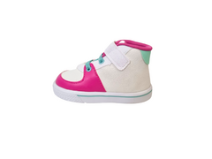 TENIS INF. FEM. WORLD COLORS BRANCO PINK - loja online