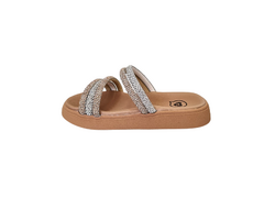 CHINELO INF. FEM. BIRKEN MOLEKINHA OURO ROSADO - loja online