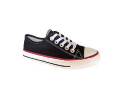 TENIS FEM. STREET STAR PRETO VERMELHO - loja online