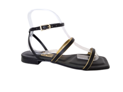 SANDALIA FEM. ANNA FLOR PRETO MENTON - comprar online