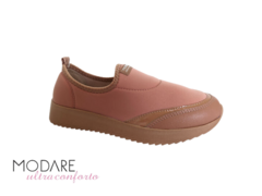 TENIS FEM. SLIP ON MODARE NUDE