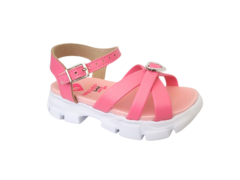 SANDALIA INF. FEM. MOLEKINHA ROSA PINK - comprar online