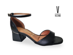 SANDALIA FEM. VIZZANO PRETO