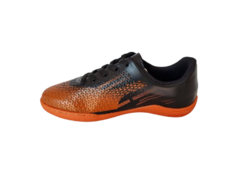 CHUTEIRA FUTSAL INF. MOLEKINHO PRETO LARANJA - comprar online