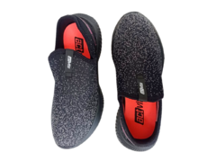 TENIS FEM. ACTVITTA SLIP ON PRETO GRAFITE - Sugestiva Calçados