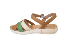 SANDALIA FEM. MODARE CREME TAN VERDE ALECRIM - comprar online