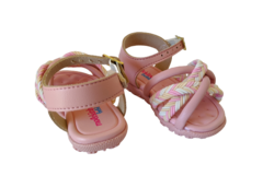 SANDALIA INF. FEM. MOLEKINHA ROSA MULTI ROSA - comprar online