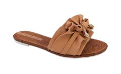 CHINELO FEM. MOLECA SLIDE AREIA - comprar online