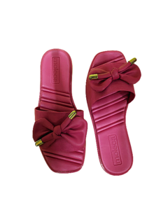 CHINELO FEM. SLIDE LAÇO MOLECA PINK - loja online