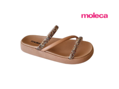 CHINELO BIRKEN FEM. MOLECA NUDE STRASS