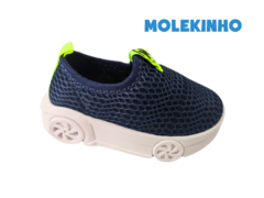 TENIS INF. MASC. MOLEKINHO LED MARINHO