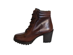 BOTA COTURNO FEM. TRATORADO SALTO FELINA CARAMELO - comprar online