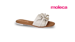 CHINELO FEM. MOLECA BRANCO OFF - Sugestiva Calçados