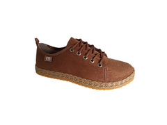 TENIS FEM. MOLECA CAMURÇA CAMEL MOSTARDA - loja online