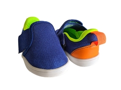 TENIS INF. MASC. MASC BEBÊ PÉ COM PÉ AZUL ROYAL - comprar online