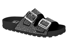 Imagem do CHINELO FEM. BIRKEN MOLECA PRETO STRASS