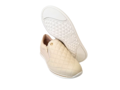 TENIS FEM. CASUAL MODARE CREME