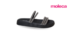 CHINELO SLIDE FEM. MOLECA PRETO