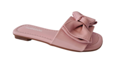 CHINELO INF. FEM. MOLEKINHA SLIDE VERNIZ ROSA - comprar online