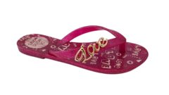 CHINELO INF. FEM. WORLD COLORS DEDO GLITTER PINK