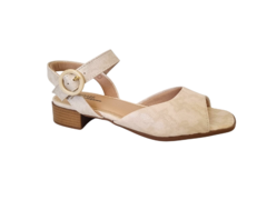 SANDALIA FEM. SALTO MODARE CREME - comprar online