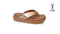 CHINELO FLATFORM FEM. VIZZANO OURO ROSADO NUDE - Sugestiva Calçados