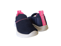 TENIS INF. FEM. PÉ COM PÉ GUTY RUNNER MARINHO PINK - comprar online