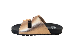 CHINELO SLIDER FEM. MOLECA OURO ROSADO - comprar online