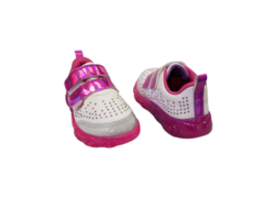 TENIS INF. FEM. LED PAMPILI BRANCO PINK - loja online