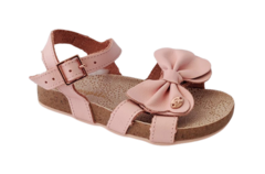 SANDALIA INF. FEM. PAMPILI BIRKEN COURO SALMÃO - comprar online