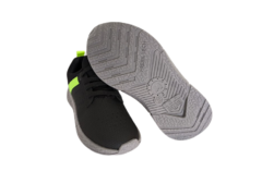 TENIS INF. MASC. MOLEKINHO PRETO CINZA VERDE NEON