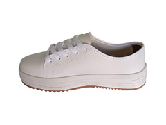 TENIS FEM. FLATFORM MOLECA BRANCO - loja online