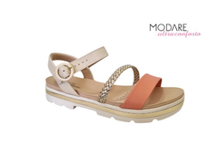 SANDALIA PAPETE FEM. MODARE PESSEGO CREME - loja online