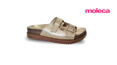 CHINELO BIRKEN MOLECA DOURADO