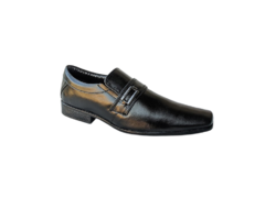 SAPATO MASC. BERTELLI PRETO + CARTEIRA E CINTO - comprar online