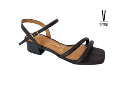 SANDÁLIA FEM. SALTO VIZZANO PRETO - comprar online