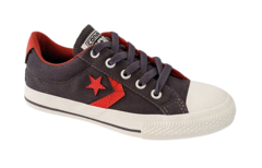 TENIS INF. MASC. CONVERSE ALL STAR GRAFITE VERMELHO