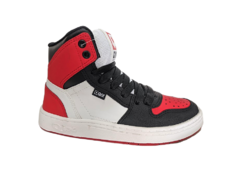 TÊNIS MASC. CANO ALTO QIX URBAN HIGH PRETO VERMELHO BRANCO - comprar online