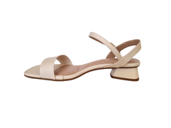 SANDALIA FEM. SALTO BEIRA RIO CREME - comprar online