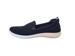 TÊNIS FEM. ACTVITTA SLIP ON PRETO - Sugestiva Calçados