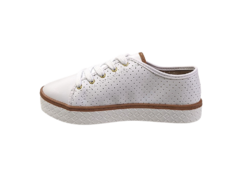 TENIS FEM. MOLECA MICROPERFUROS BRANCO - comprar online