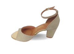 SANDALIA FEM. SALTO VIZZANO DOURADO BRILHO - comprar online