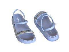 SANDÁLIA BIRKEN FEM. MOLECA JEANS STRASS - loja online