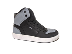 TÊNIS MASC. CANO ALTO QIX URBAN HIGH PRETO CHUMBO CINZA